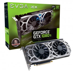 Видеокарта EVGA GeForce GTX 1080 Ti SC Black Edition GAMING iCX, 11 Go
