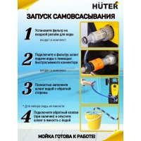 Мойка высокого давления Huter M165-РW 70/8/7