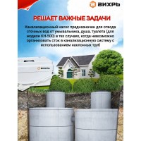 Канализационный насос Вихрь КН-250