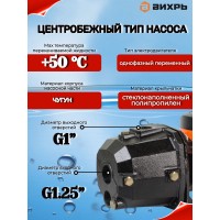 Поверхностный насос ВИХРЬ ПН-900ЧЭ