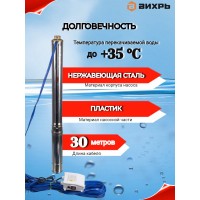 Скважинный насос ВИХРЬ СН-135