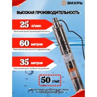 Скважинный насос ВИХРЬ СН-60B