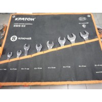 Набор ключей рожковых Кратон SWS-02 8 пр.