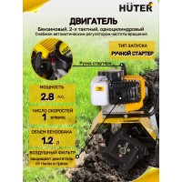 Мотокультиватор HUTER GMC-2.8