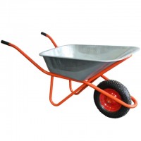 Тачка строительная Литое колесо Электросила 250 кг