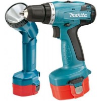 Аккумуляторная дрель-шуруповерт Makita 6281 DWPLE + фонарь