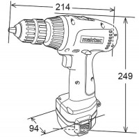 Аккумуляторный шуруповерт Maktec MT064SK2