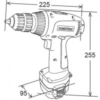 Аккумуляторный шуруповерт Maktec by MAKITA MT065SK2